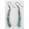 Image 1 : Native American Navajo Silver Turquoise Earrings
