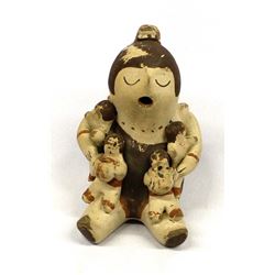 Vintage Cochiti Pottery Storyteller by Trujillo