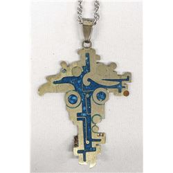 Vintage Taxco Sterling Silver Pendant Necklace