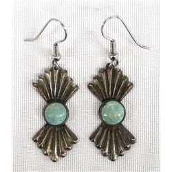 Vintage Navajo Sterling Turquoise Earrings