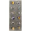 Image 1 : 12 Southwestern Style Rings