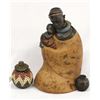 Image 1 : African Ceramic Woman Pot & Basket