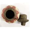 Image 3 : African Ceramic Woman Pot & Basket