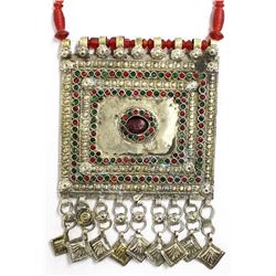 Vintage Tibetan Pendant Necklace
