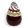 Image 1 : Hand Beaded Bamboo Vase by Kills Thunder