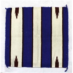Native American Navajo Wool Textile Saddle Blanket