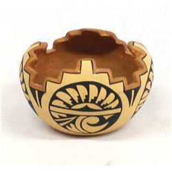Jemez Pottery Kiva Bowl by Carol Pecos