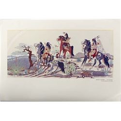 Potawatomi Signed & Numbered Woody Crumbo Print