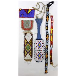 Vintage Native American Plains Indian Beadwork