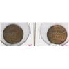 Image 1 : (2) HIGH GRADED ENCASED POSTAGE 1862