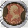 Image 2 : 3 CENTS AYERS SARSAPARILLA RED STAMP
