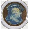 Image 2 : 1 CENT AYERS SARSAPARILLA BLUE STAMP