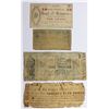 Image 1 : FOUR VARIOUS SOUTHERN CIVIL WAR SCRIP