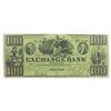 Image 1 : 1857 $100 EXCHANGE BANK