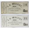 Image 1 : 2 PIECE LOT OF SCRIPS