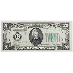 1934C $20 FEDERAL RESERVE NOTE
