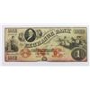 Image 1 : EXCHANGE BANK $1 RI 1850'S VERY SCARCE