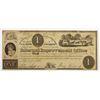 Image 1 : 1840 $1 ILLINOIS INTERNAL IMPROVEMENT OFFICE