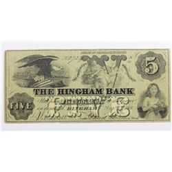 1860 THE HINGHAM BANK