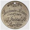 Image 2 : AMAZING ENGRAVED LOVE TOKEN ON 1854 SEATED .25