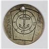 Image 1 : MARITIME ANCHOR DESIGN LOVE TOKEN ON BARBER .25