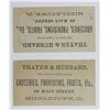 Image 2 : TWO EARLY MERCHANTS TRADE CARD TOKENS
