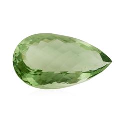 36.32 ct. Natural Pear Cut Green Amethyst