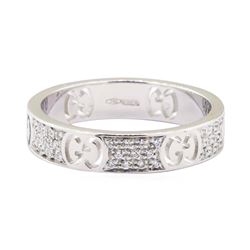 Gucci 0.30 ctw Diamond Ring - 18KT White Gold