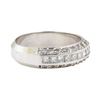 Image 1 : 1.00 ctw Diamond Ring - 18KT White Gold