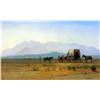 Image 1 : The Stagecoach in the Rockies by Albert Bierstadt