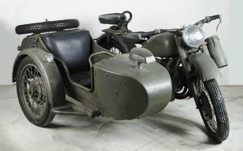 russian bike with sidecar