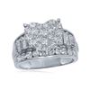 Diamond Heart Bridal Wedding Engagement Ring 2.00 Cttw 10kt White Gold