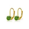 Genuine 1.0 ctw Diamond Anniversary Earrings 14KT Yellow Gold - REF-204K6V