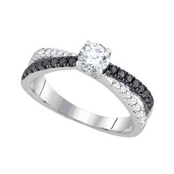 Diamond Solitaire Bridal Wedding Engagement Ring 1.00 Cttw 14kt White Gold