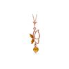 Image 1 : Genuine 0.40 ctw Citrine Necklace 14KT Rose Gold - REF-22F2Z