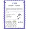 Image 2 : Genuine 0.30 CTW Tanzanite Ring 14KT White Gold - REF-32F8Z