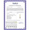 Image 2 : Genuine 0.03 ctw Diamond Anniversary Necklace 14KT Yellow Gold - REF-20P3H