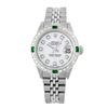 Rolex Pre-owned 26mm Womens Custom White MOP Stainless Steel - REF-470K3X