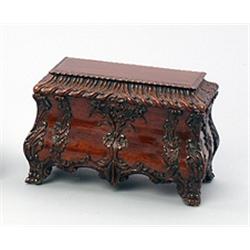 A William IV Style Mahogany Tea Caddy -
