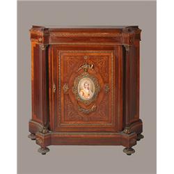 Victorian Satinwood & Tulipwood Side ca