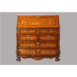 An Exceptional Dutch Marquetry Walnut B