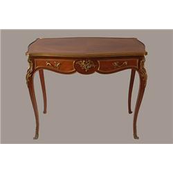 Louis VX Style Mahogany Bureaux Plat - 