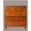 Image 1 : Victorian Teak Military Chest - English