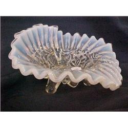 Clear to Opalescent Glass Dish