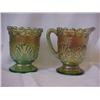 Image 1 : Carnival Glass Cream & Sugar