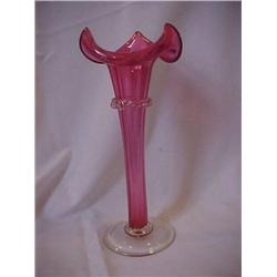 Cranberry Glass Vase