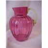 Image 1 : Cranberry Glass Pitcher