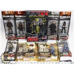 LOT OF ASSORTED WALKING DEAD FIGURES