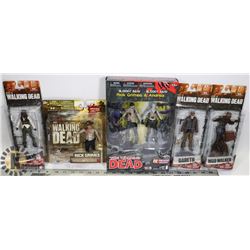 LOT OF ASSORTED WALKING DEAD FIGURES
