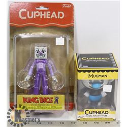 LOT OF 2 CUPHEAD FIGURES